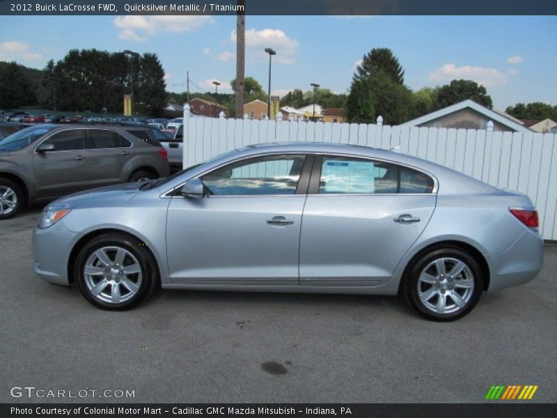 Quicksilver Metallic / Titanium 2012 Buick LaCrosse FWD