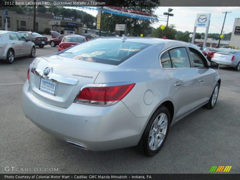 Quicksilver Metallic / Titanium 2012 Buick LaCrosse FWD
