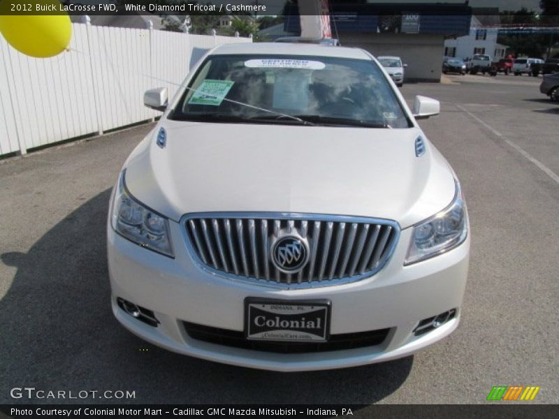 White Diamond Tricoat / Cashmere 2012 Buick LaCrosse FWD