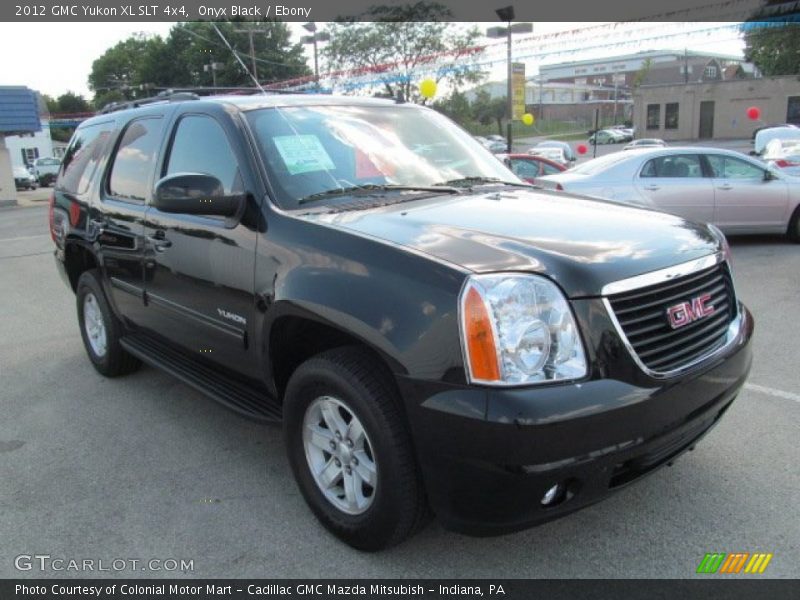 Onyx Black / Ebony 2012 GMC Yukon XL SLT 4x4