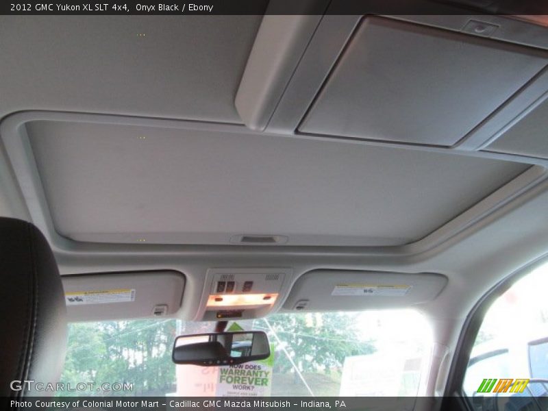Onyx Black / Ebony 2012 GMC Yukon XL SLT 4x4
