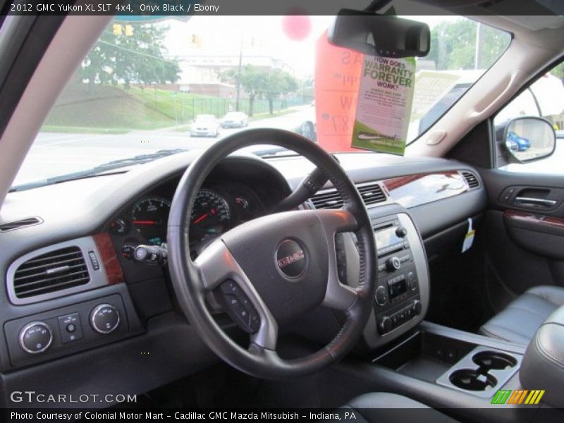Onyx Black / Ebony 2012 GMC Yukon XL SLT 4x4