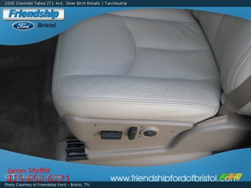 Silver Birch Metallic / Tan/Neutral 2005 Chevrolet Tahoe Z71 4x4