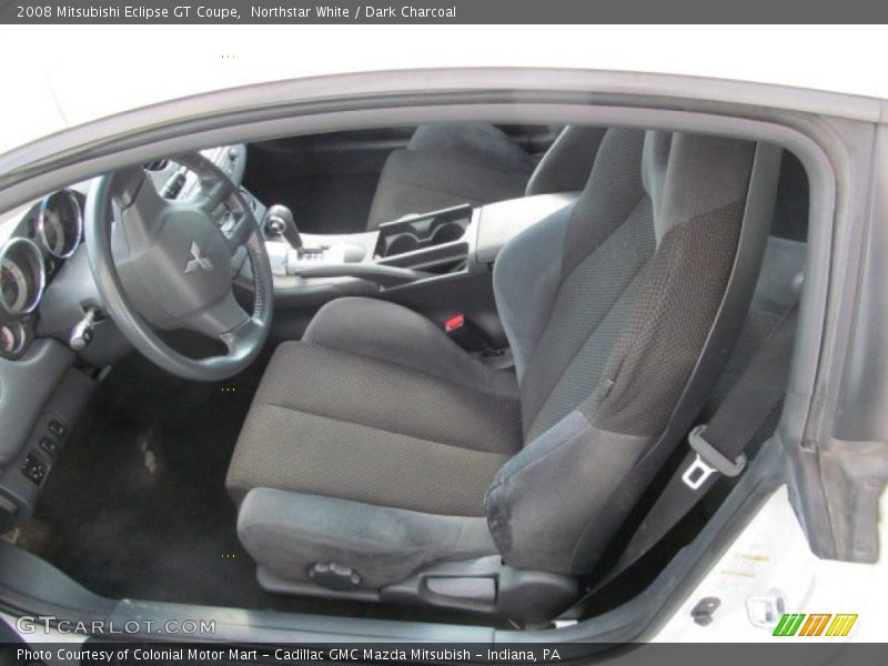 Northstar White / Dark Charcoal 2008 Mitsubishi Eclipse GT Coupe