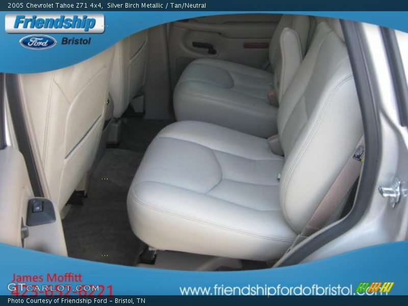 Silver Birch Metallic / Tan/Neutral 2005 Chevrolet Tahoe Z71 4x4