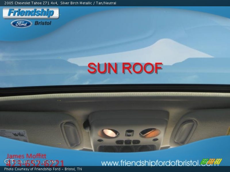 Silver Birch Metallic / Tan/Neutral 2005 Chevrolet Tahoe Z71 4x4