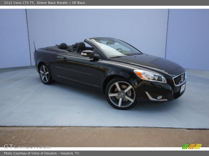 Ember Black Metallic / Off Black 2013 Volvo C70 T5