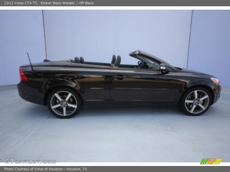 Ember Black Metallic / Off Black 2013 Volvo C70 T5