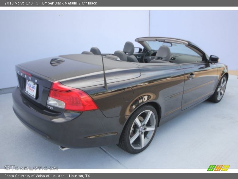 Ember Black Metallic / Off Black 2013 Volvo C70 T5