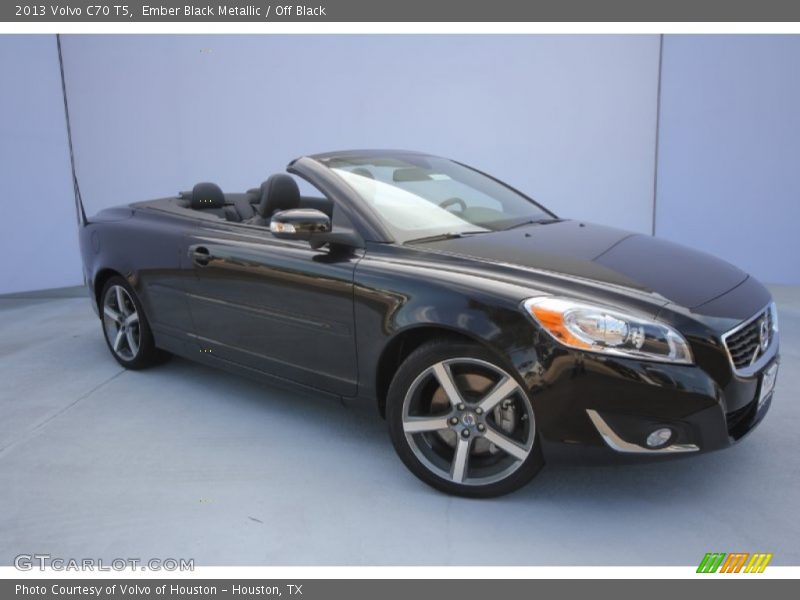 Ember Black Metallic / Off Black 2013 Volvo C70 T5