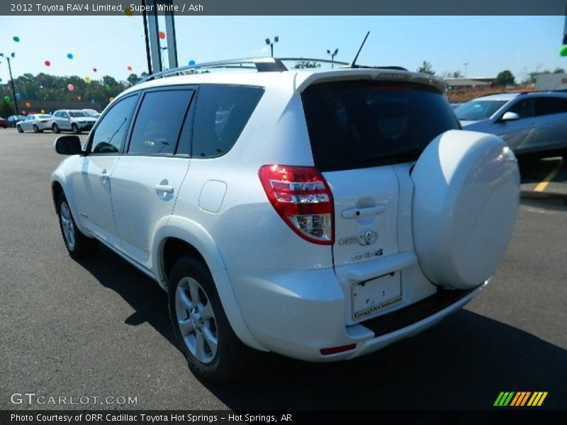 Super White / Ash 2012 Toyota RAV4 Limited