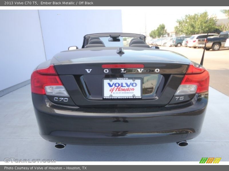 Ember Black Metallic / Off Black 2013 Volvo C70 T5