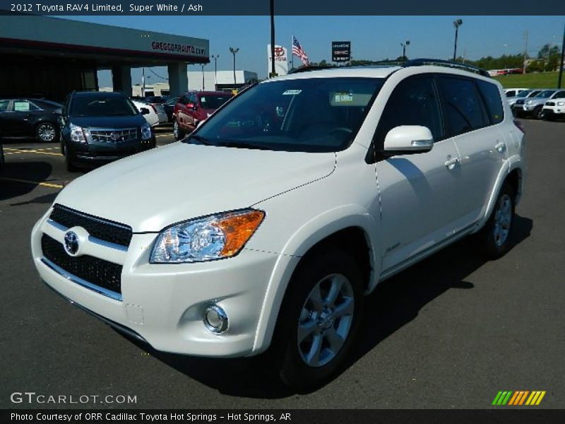 Super White / Ash 2012 Toyota RAV4 Limited