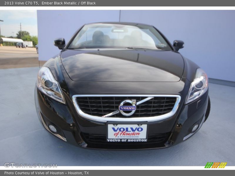 Ember Black Metallic / Off Black 2013 Volvo C70 T5