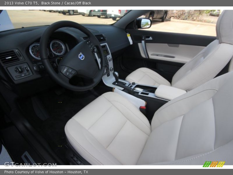 Black Stone / Cacao/Off Black 2013 Volvo C70 T5