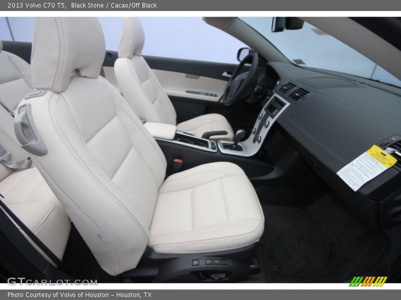  2013 C70 T5 Cacao/Off Black Interior