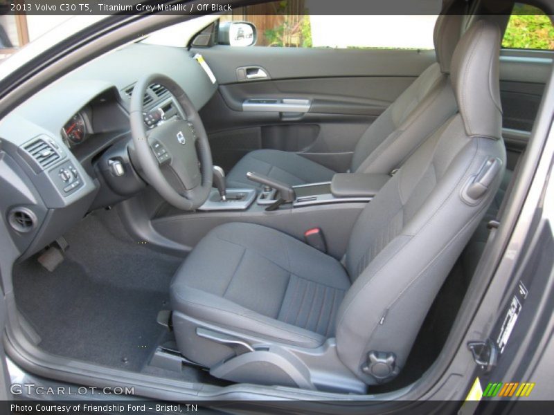 Front Seat of 2013 C30 T5