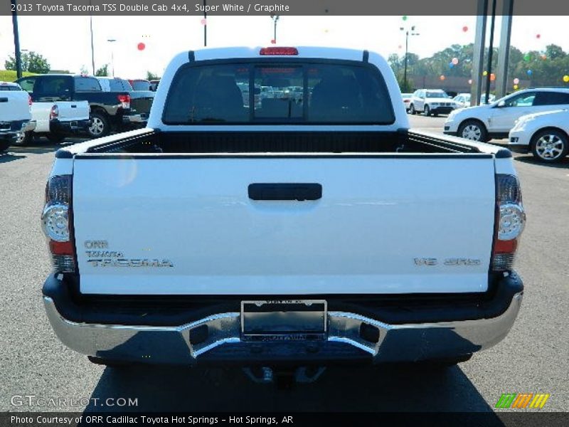 Super White / Graphite 2013 Toyota Tacoma TSS Double Cab 4x4