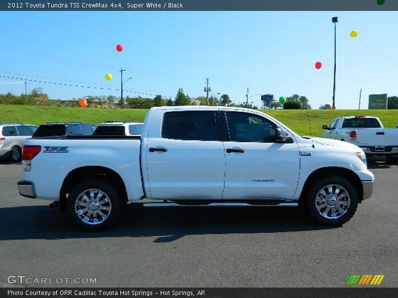 Super White / Black 2012 Toyota Tundra TSS CrewMax 4x4
