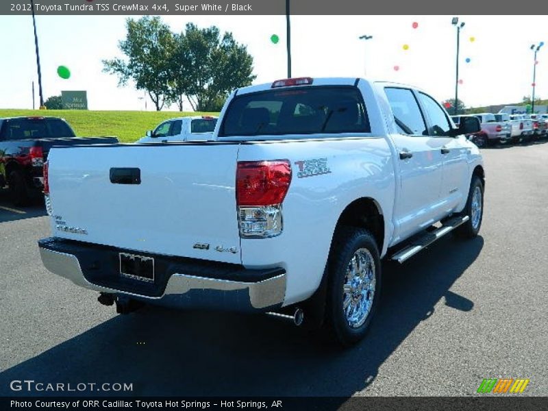 Super White / Black 2012 Toyota Tundra TSS CrewMax 4x4