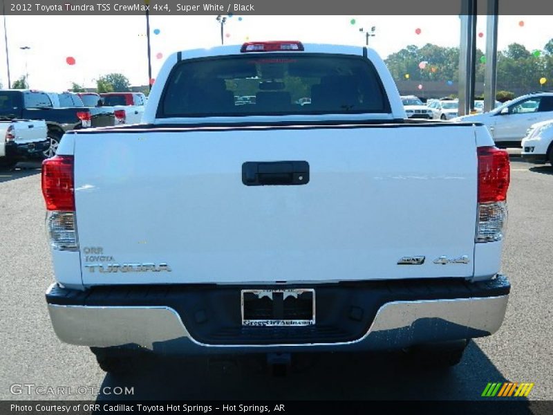 Super White / Black 2012 Toyota Tundra TSS CrewMax 4x4