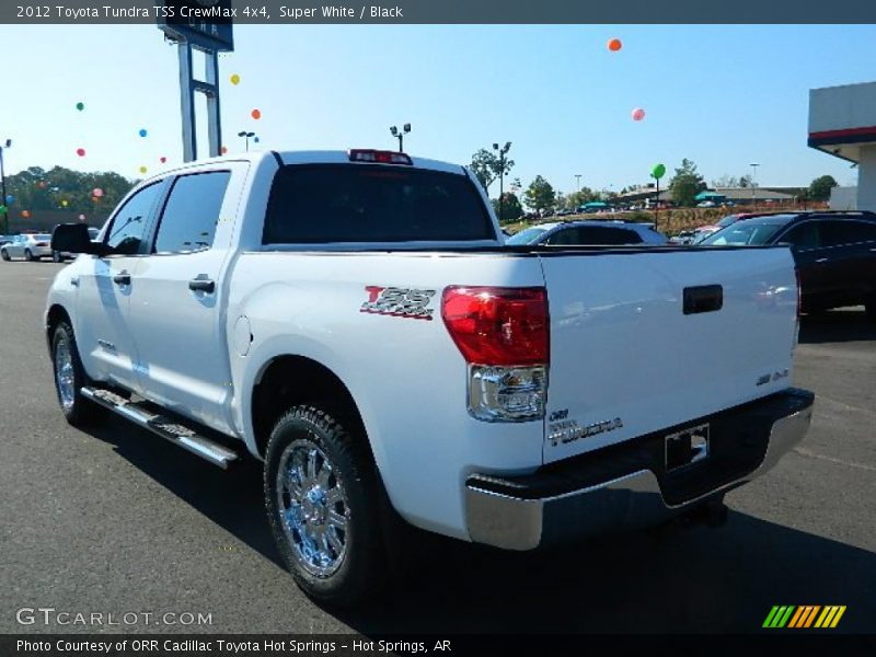 Super White / Black 2012 Toyota Tundra TSS CrewMax 4x4