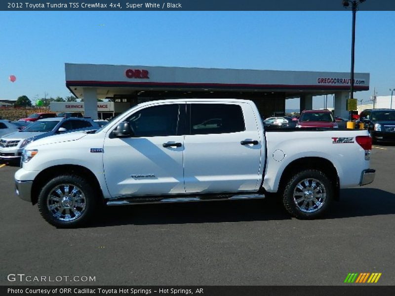Super White / Black 2012 Toyota Tundra TSS CrewMax 4x4