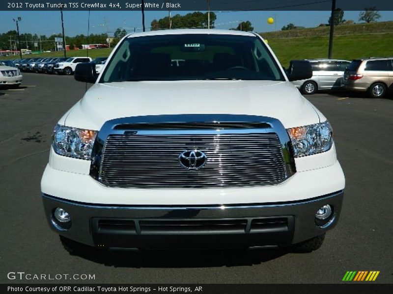 Super White / Black 2012 Toyota Tundra TSS CrewMax 4x4
