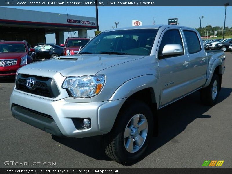 Silver Streak Mica / Graphite 2013 Toyota Tacoma V6 TRD Sport Prerunner Double Cab
