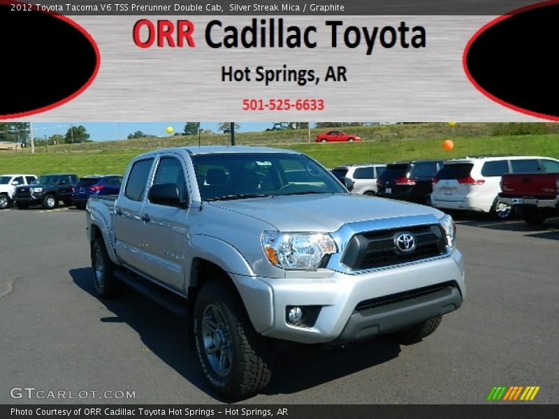 Silver Streak Mica / Graphite 2012 Toyota Tacoma V6 TSS Prerunner Double Cab