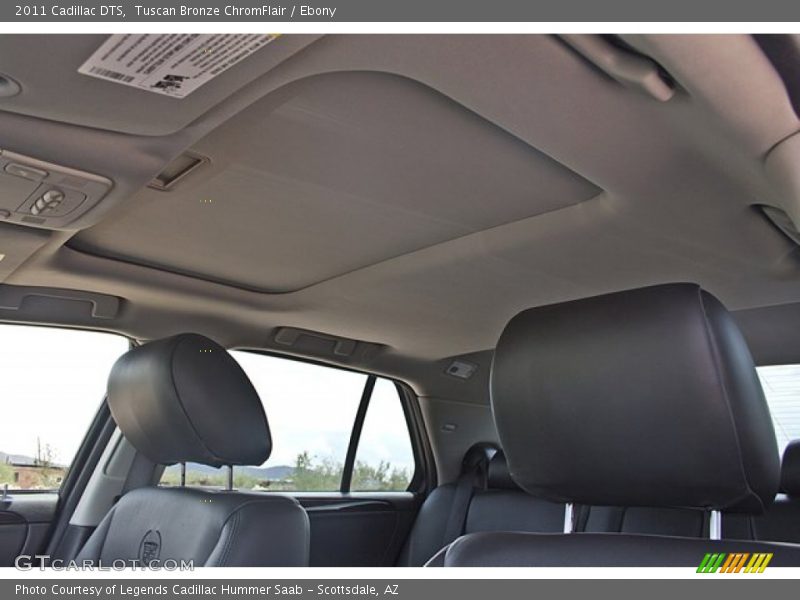 Sunroof of 2011 DTS 