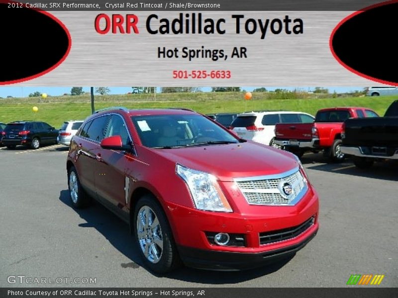 Crystal Red Tintcoat / Shale/Brownstone 2012 Cadillac SRX Performance