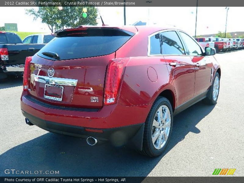 Crystal Red Tintcoat / Shale/Brownstone 2012 Cadillac SRX Performance