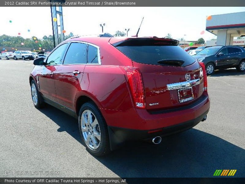 Crystal Red Tintcoat / Shale/Brownstone 2012 Cadillac SRX Performance