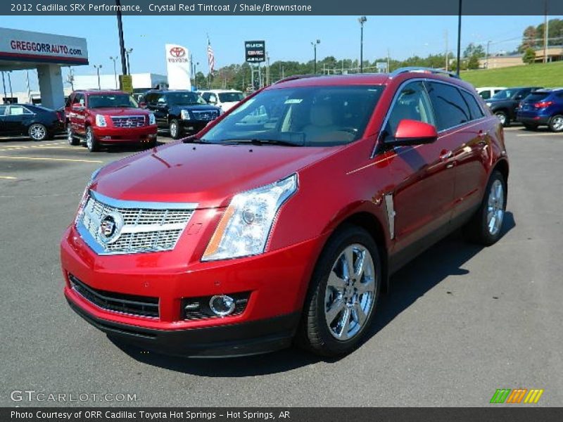 Crystal Red Tintcoat / Shale/Brownstone 2012 Cadillac SRX Performance