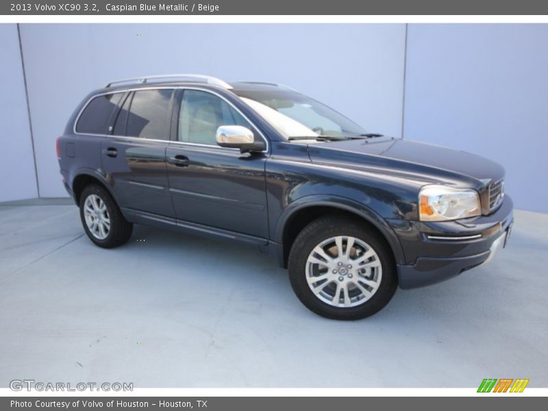 Caspian Blue Metallic / Beige 2013 Volvo XC90 3.2
