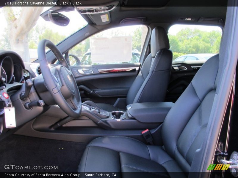  2013 Cayenne Diesel Black Interior