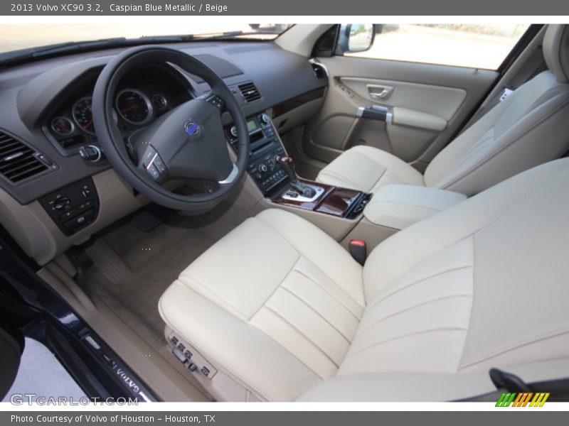 Caspian Blue Metallic / Beige 2013 Volvo XC90 3.2