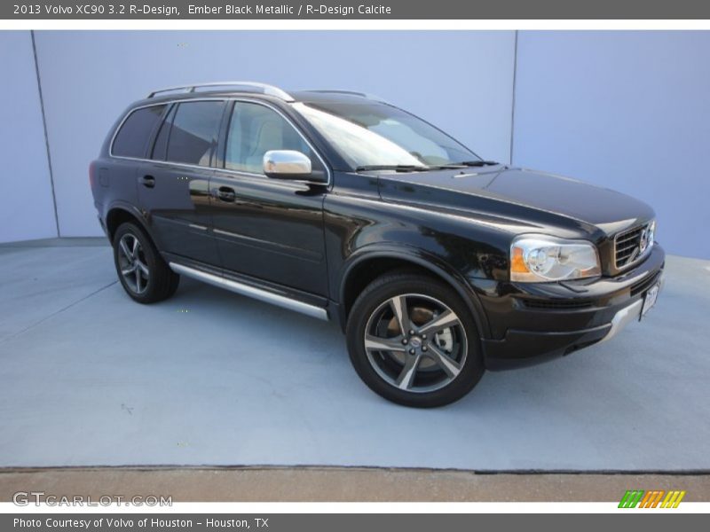 Ember Black Metallic / R-Design Calcite 2013 Volvo XC90 3.2 R-Design