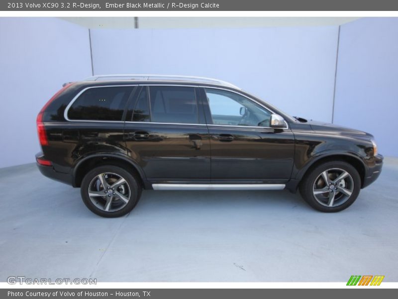 Ember Black Metallic / R-Design Calcite 2013 Volvo XC90 3.2 R-Design