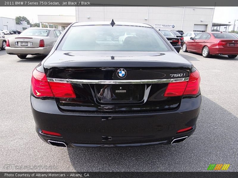 Jet Black / Black 2011 BMW 7 Series 750i Sedan