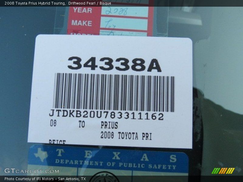 Driftwood Pearl / Bisque 2008 Toyota Prius Hybrid Touring