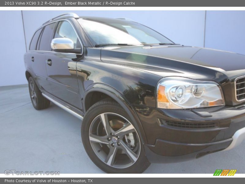 Ember Black Metallic / R-Design Calcite 2013 Volvo XC90 3.2 R-Design