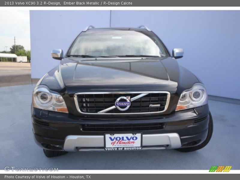 Ember Black Metallic / R-Design Calcite 2013 Volvo XC90 3.2 R-Design