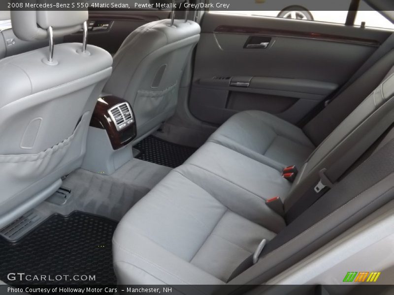 Pewter Metallic / Grey/Dark Grey 2008 Mercedes-Benz S 550 4Matic Sedan
