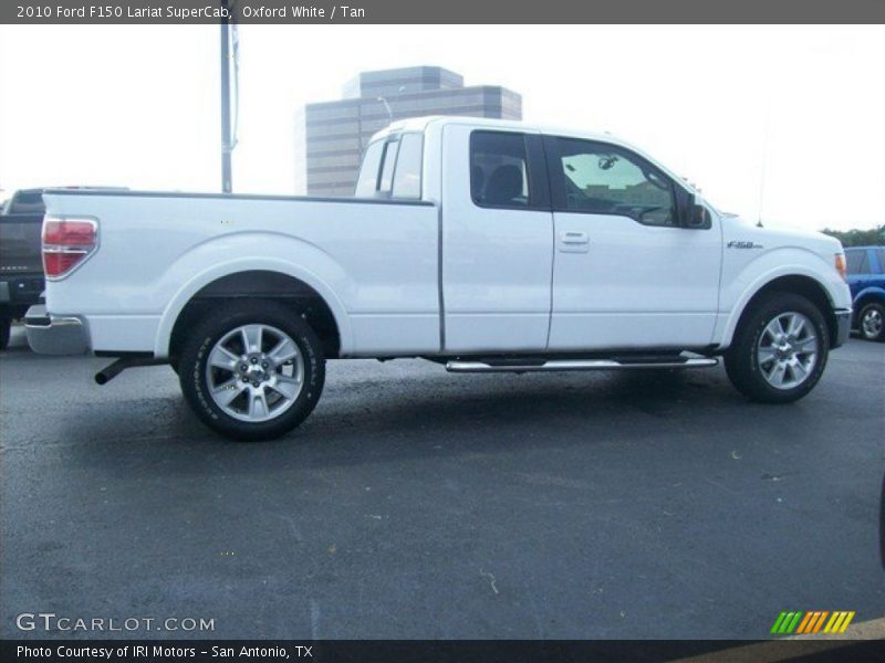 Oxford White / Tan 2010 Ford F150 Lariat SuperCab