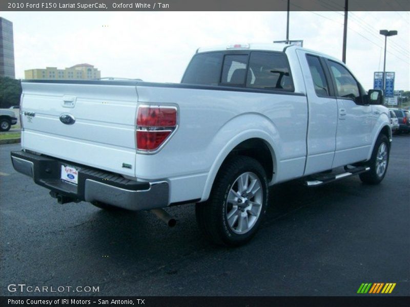Oxford White / Tan 2010 Ford F150 Lariat SuperCab