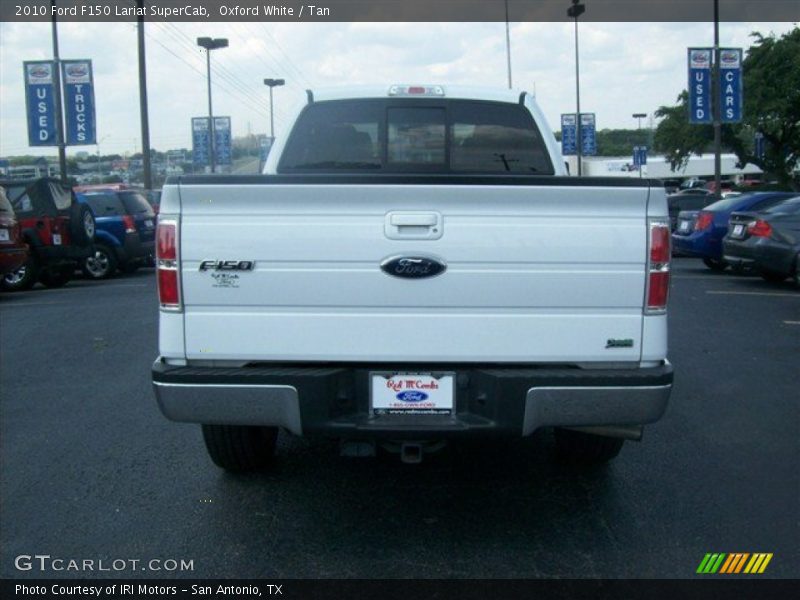 Oxford White / Tan 2010 Ford F150 Lariat SuperCab