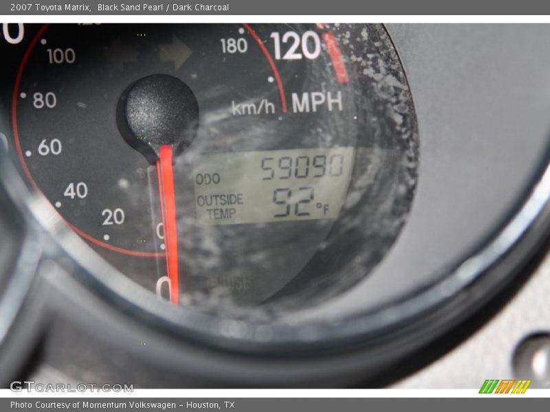 Black Sand Pearl / Dark Charcoal 2007 Toyota Matrix