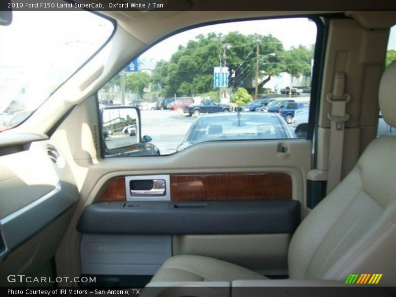 Oxford White / Tan 2010 Ford F150 Lariat SuperCab